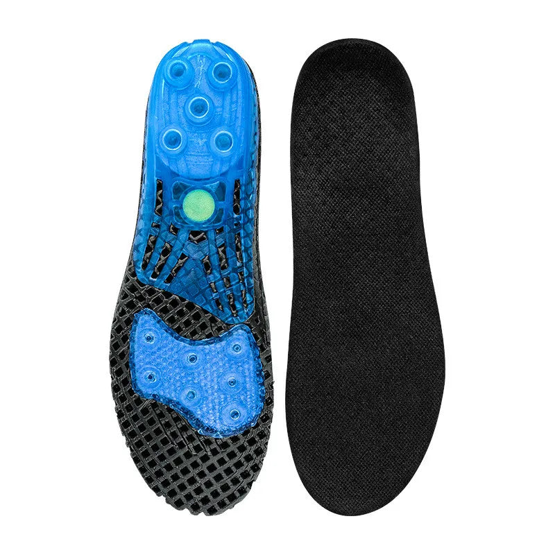 Running & Basketball Silicone Insoles – EVA Shock-Absorbing Shoe Pads