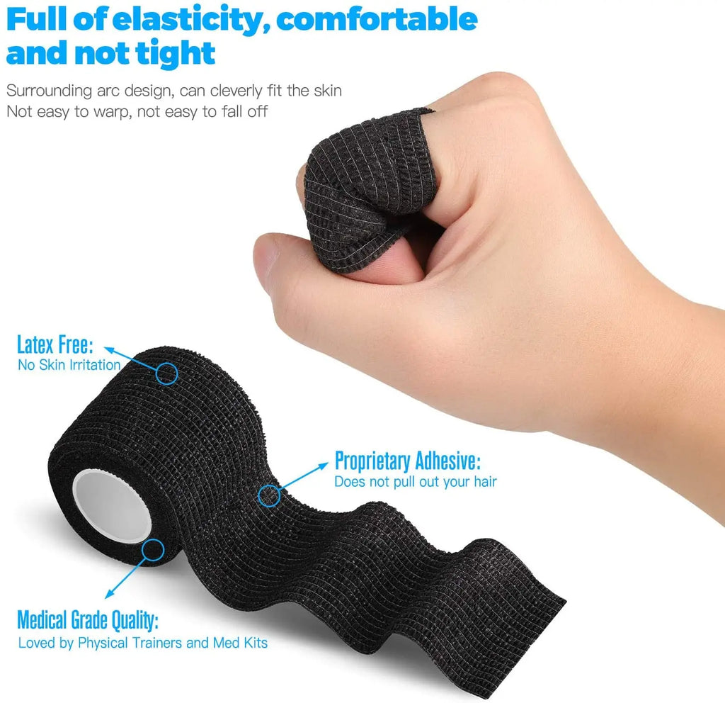 24pcs Self-Adhesive Elastic Bandage – 5cm Wraps for Joints & Support