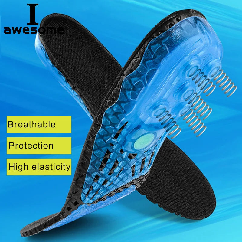 Running & Basketball Silicone Insoles – EVA Shock-Absorbing Shoe Pads