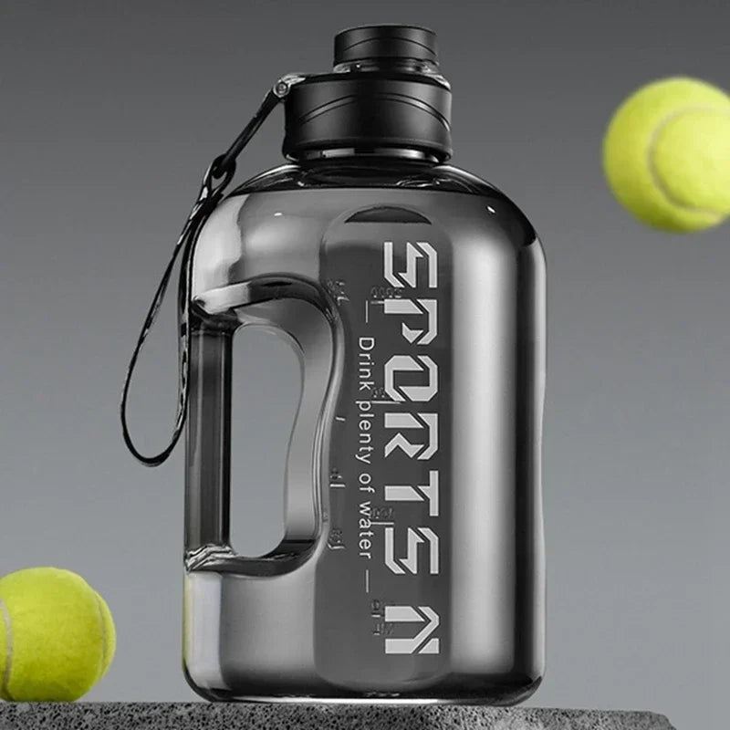 1.7L/2.7L Sports Water Bottle – Portable Large Capacity for Gym, Cycling & Camping