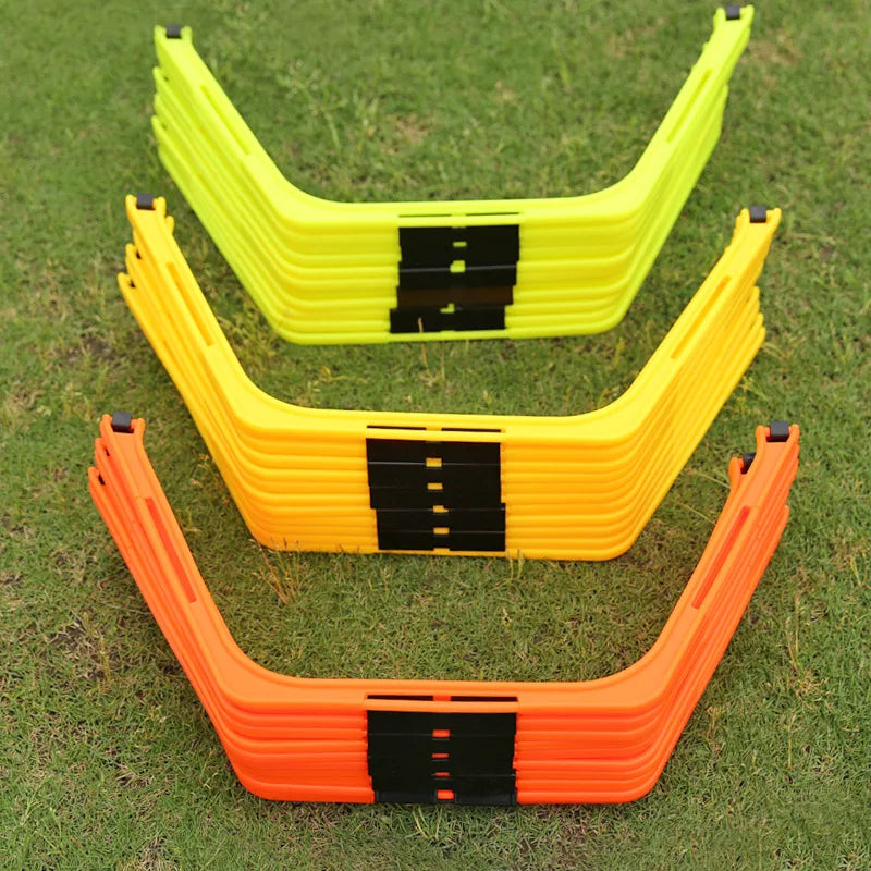 6pcs Agility Training Rings – Foldable Soccer Footwork & Hex Hurdles