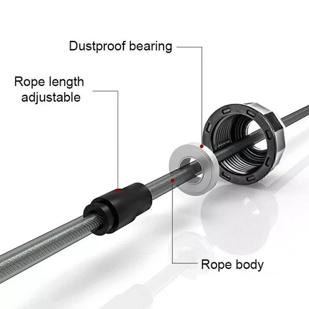 2.8/3m Jump Rope – Fast Steel Wire for Crossfit, Boxing & Fitness