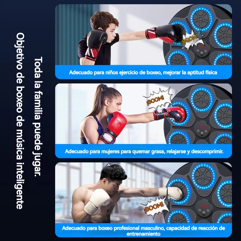 Smart Bluetooth Music Boxing Machine – Wall-Mounted Home Gym Trainer