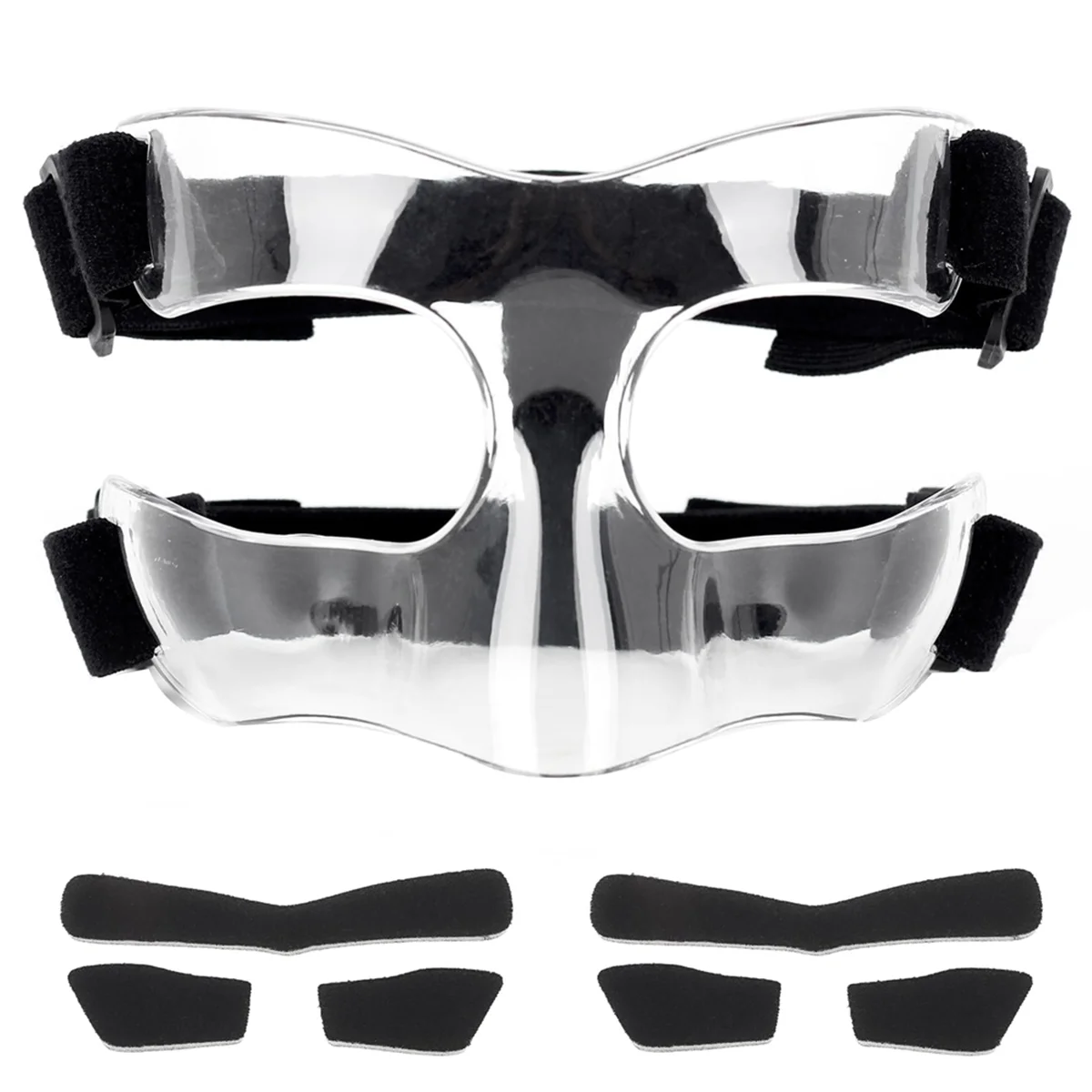 Adjustable Nose Guard – Padded Face Protector for Sports Training