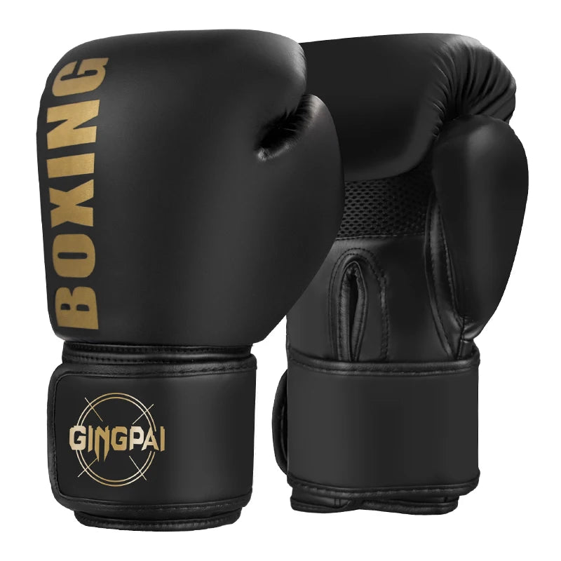 6–12oz Boxing Gloves – Professional Sanda & Muay Thai Training for Men & Women
