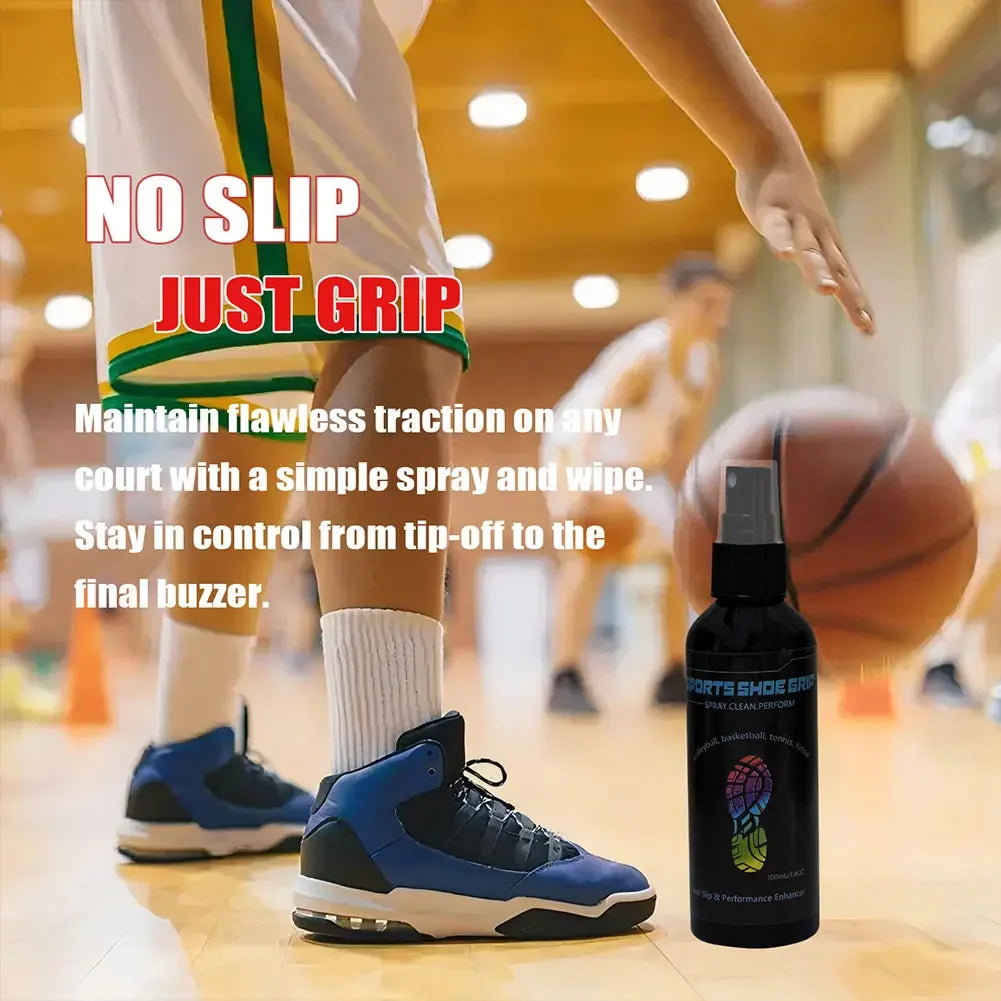 100ml Sports Shoe Grip Spray – Anti-Slip Sole Enhancer for Basketball & Court