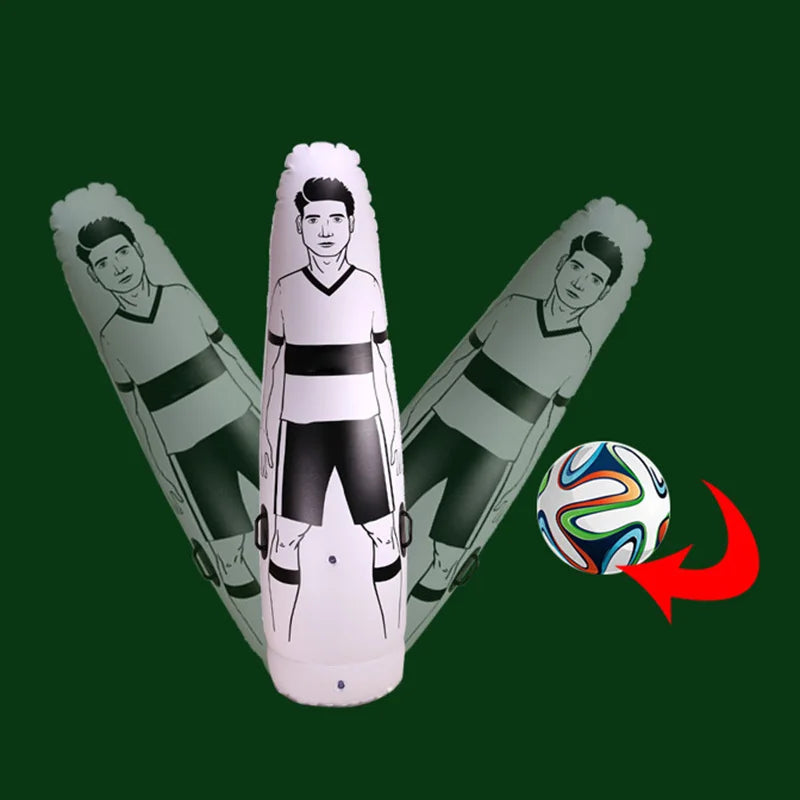 1.75m Inflatable Football Training Dummy – Goalkeeper Practice Tool