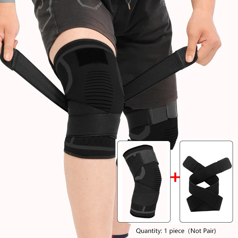 1pc Nylon Knee Pad – Compression Brace for Running, Fitness & Sports