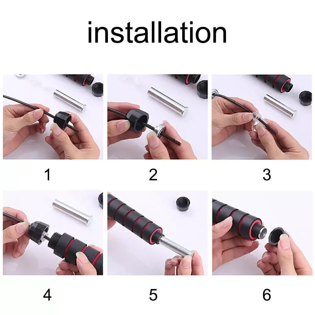 2.8/3m Jump Rope – Fast Steel Wire for Crossfit, Boxing & Fitness