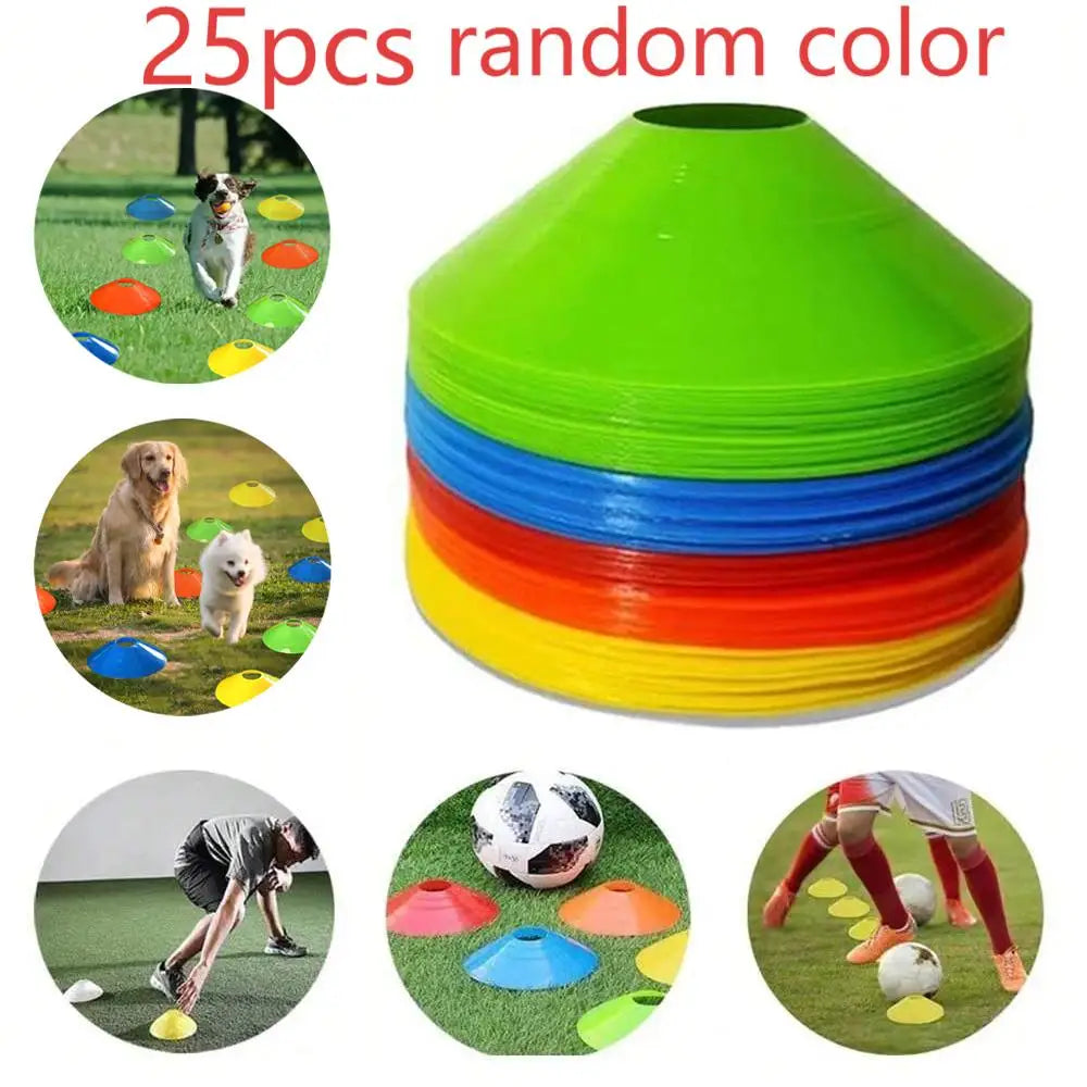 10/20/30pcs Soccer Training Cones – Durable Marker Discs for Football & Basketball