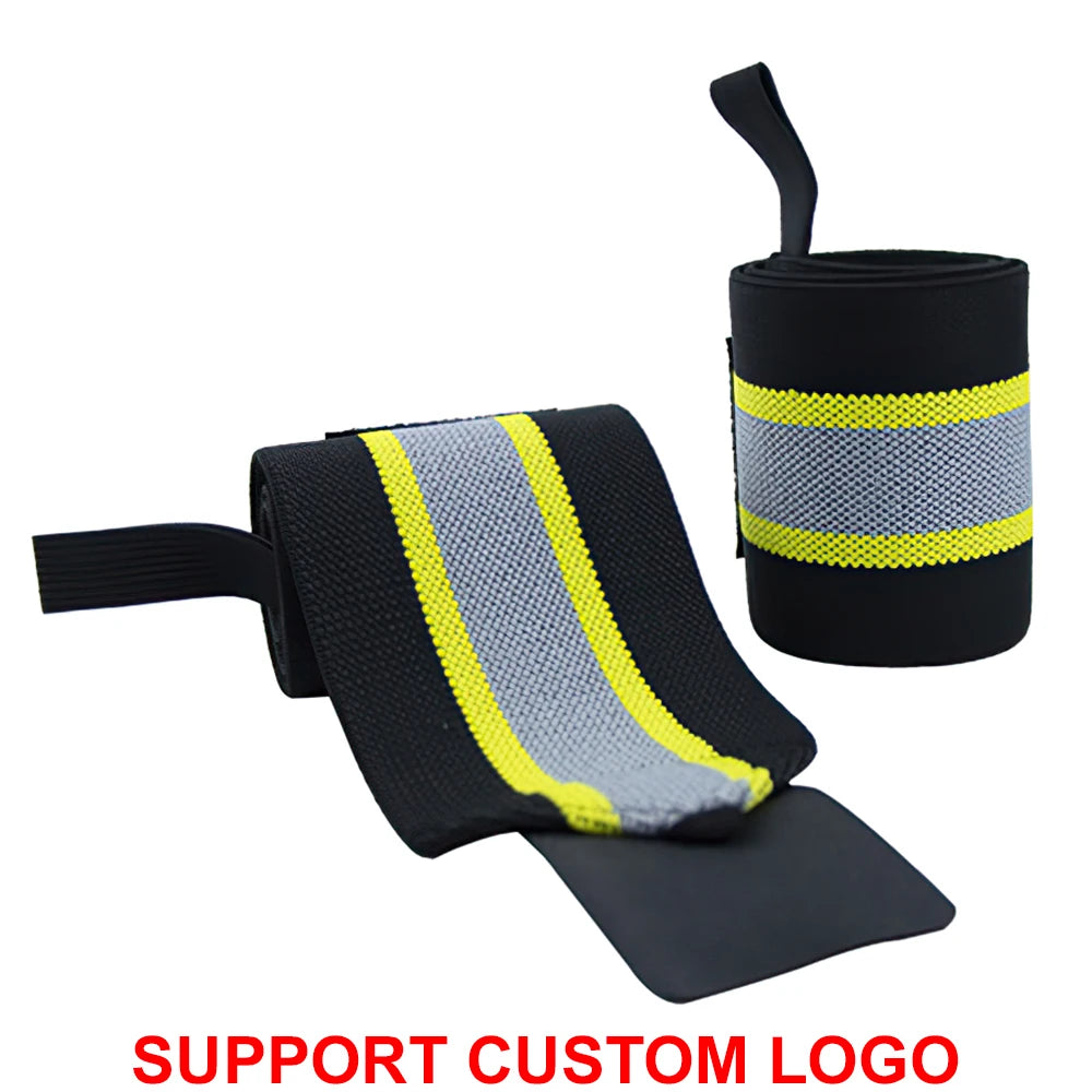 1 Pair Wrist Wraps – Extra Strength Support for Weightlifting & Gym