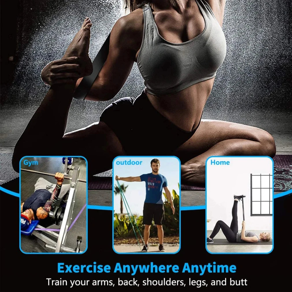 WOSWEIR Elastic Resistance Bands – Home Gym & Crossfit Training