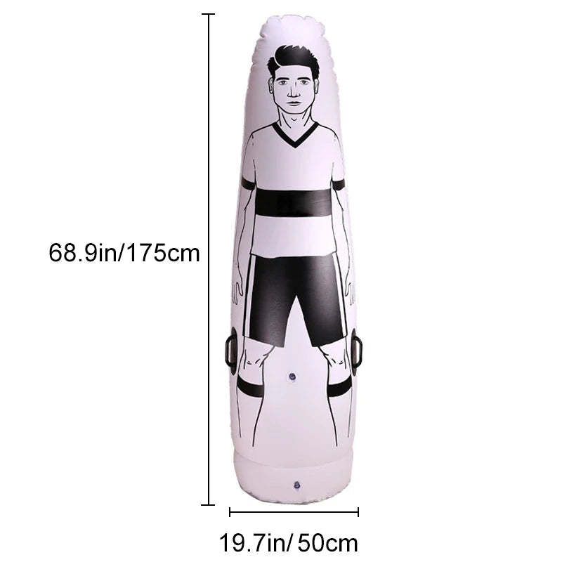 1.75m Inflatable Football Training Dummy – Goalkeeper Practice Tool