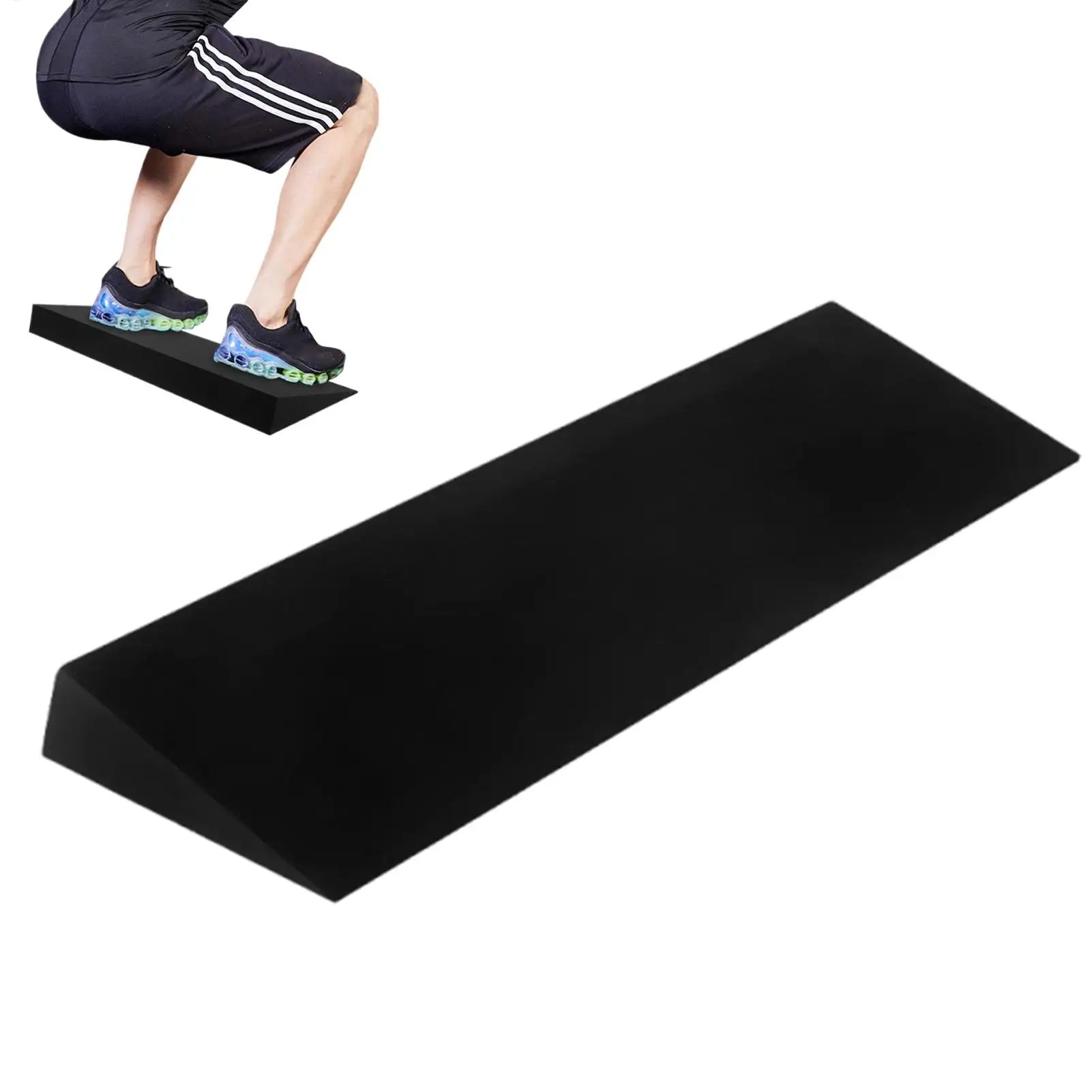Squat Wedge Slant Board – Calf Stretch & Heel-Elevated Squats for Yoga & Pilates