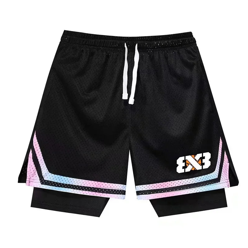Fake Two Basketball Shorts – Loose Summer Sports Pants for Men & Women