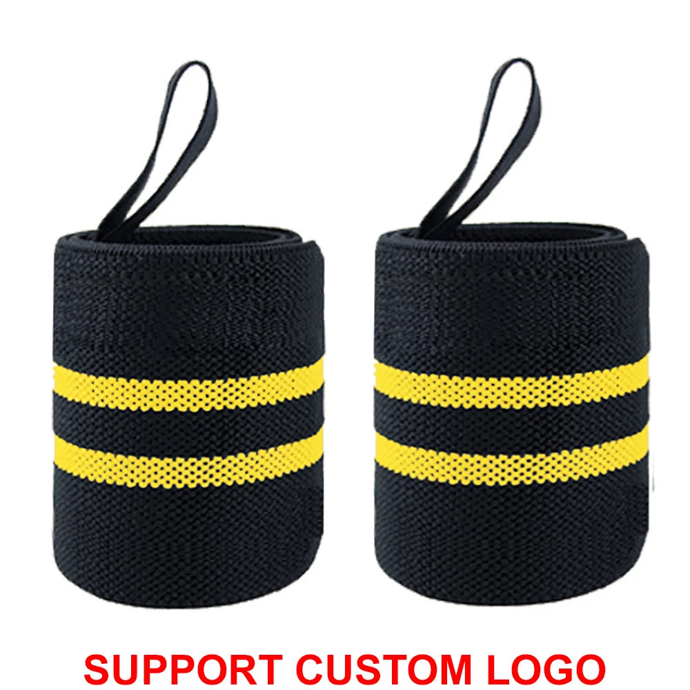1 Pair Wrist Wraps – Extra Strength Support for Weightlifting & Gym