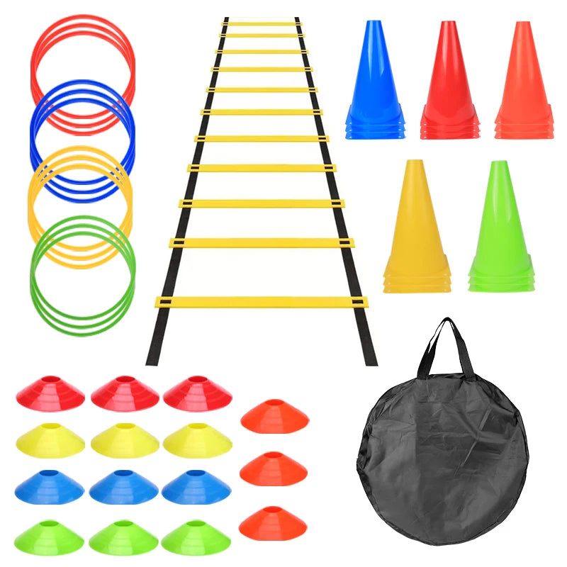 Agility Ladder Set – Nylon Straps for Speed & Football Training