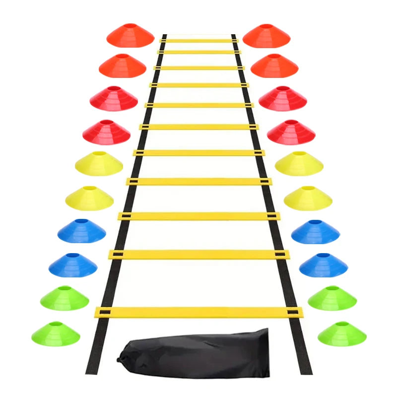 Agility Ladder Set – Nylon Straps for Speed & Football Training