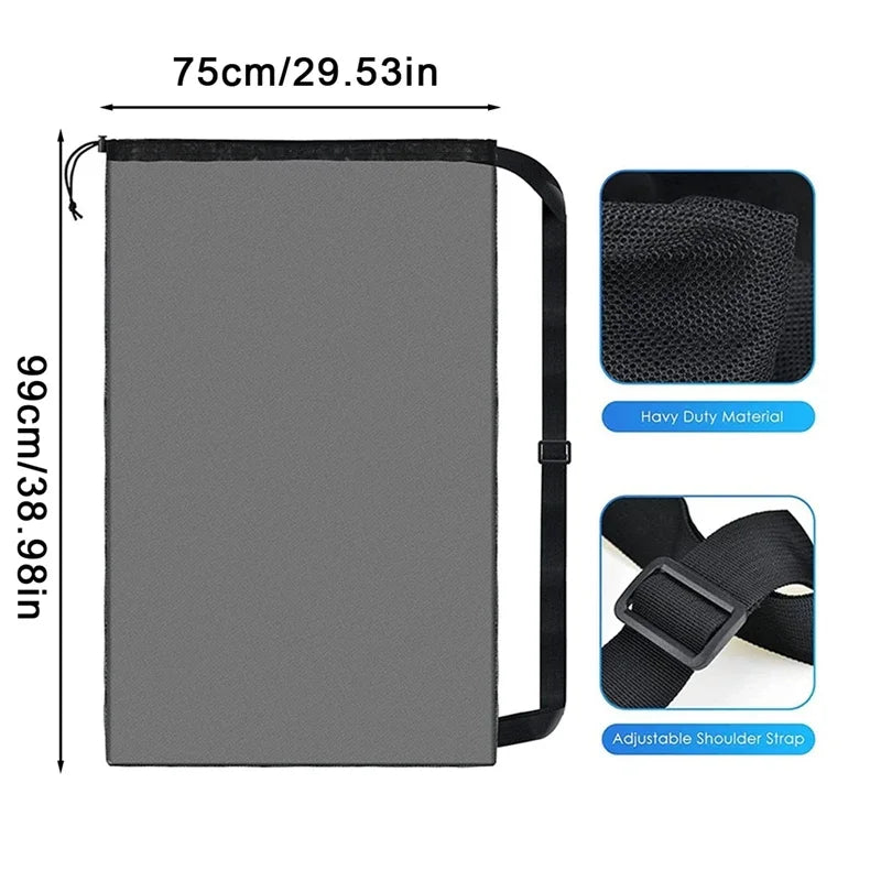 Large Mesh Sports Bag – 72×100cm Drawstring Storage