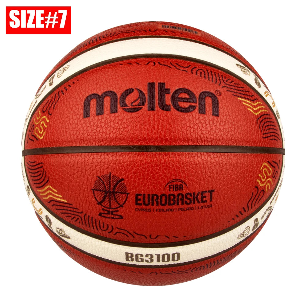 2025 Molten Basketball – Official Size 5/6/7 PU for Indoor & Outdoor Training