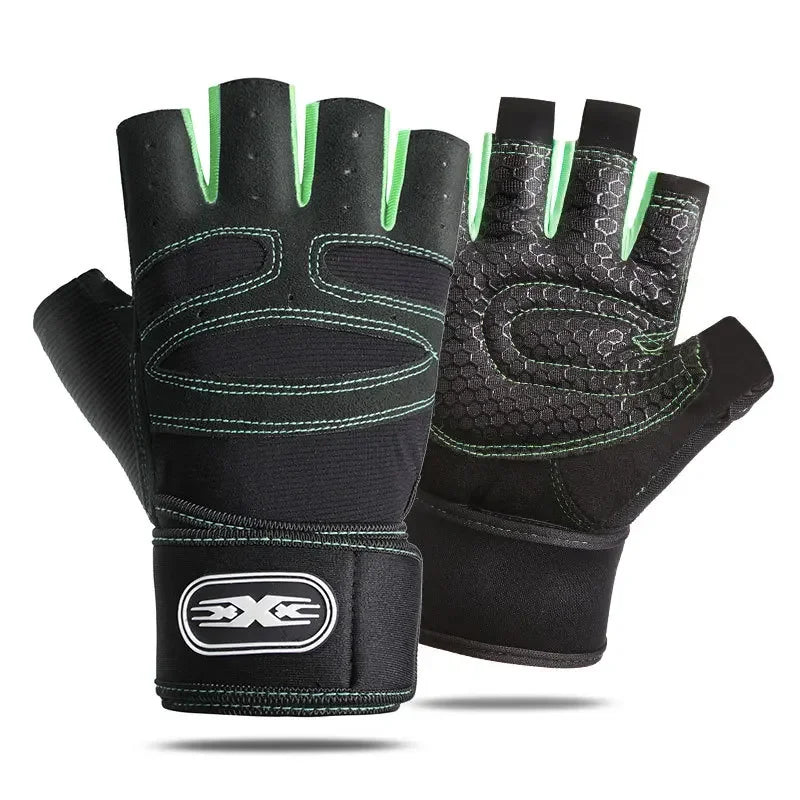 Heavyweight Gym Gloves – Non-Slip Weightlifting & Workout Gloves with Wrist Guard