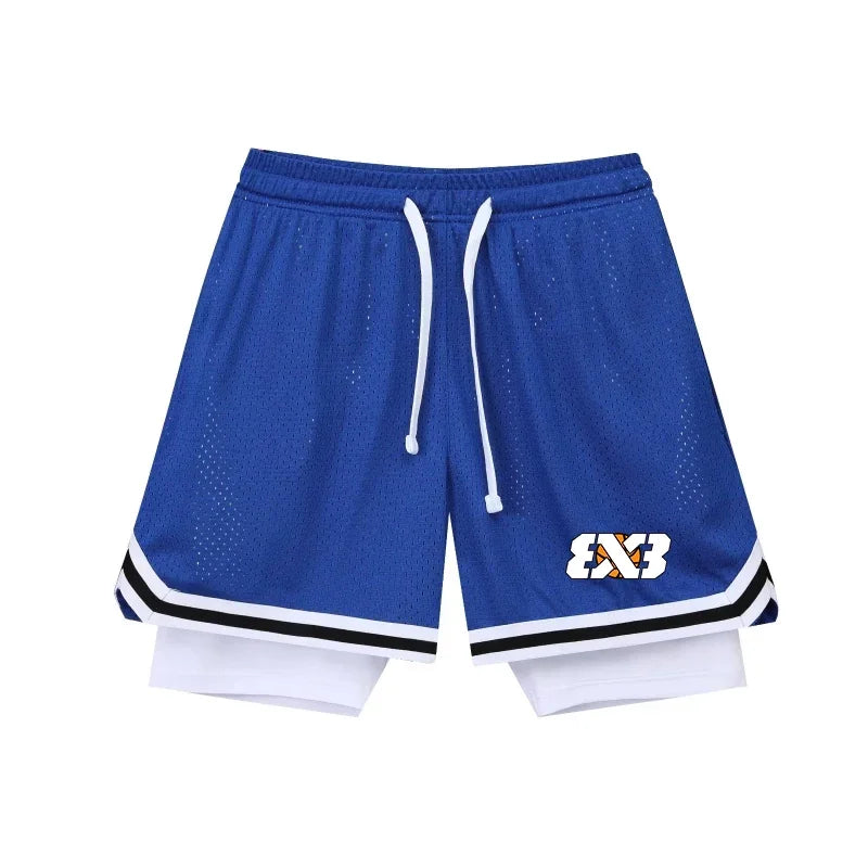 Fake Two Basketball Shorts – Loose Summer Sports Pants for Men & Women