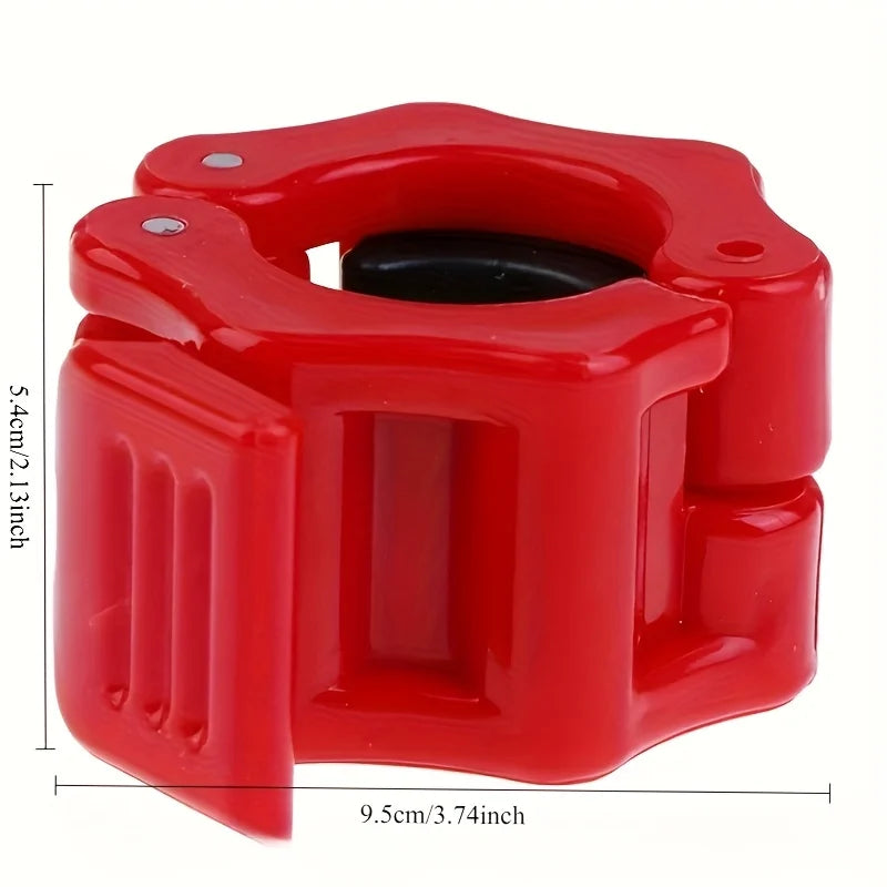 50mm Barbell Collar Clips – Dumbbell & Weightlifting Lock Clamp
