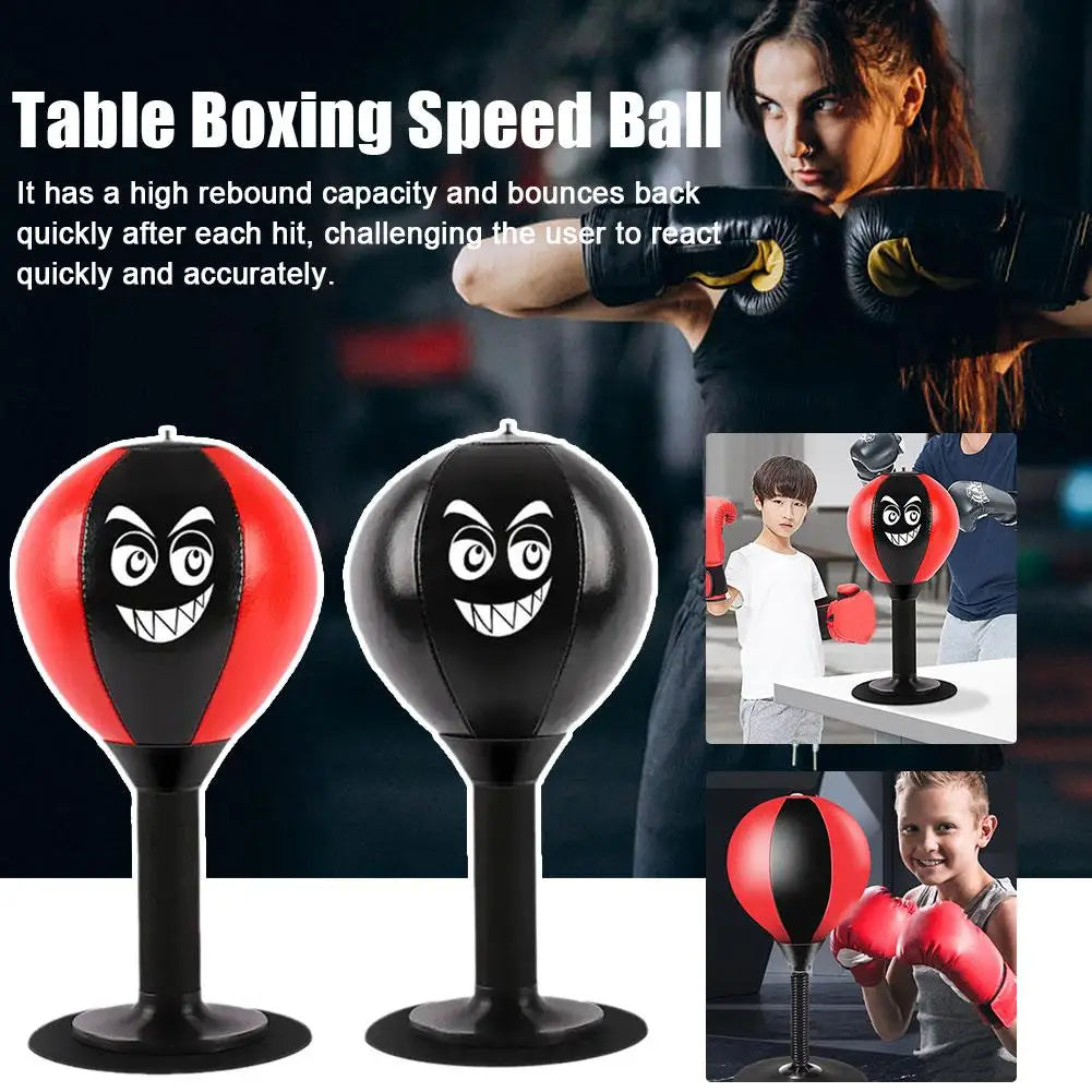 Desktop Punching Bag – Stress Relief Boxing Ball with Suction Cup