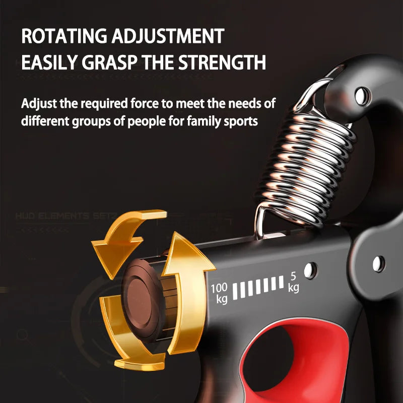 Adjustable Grip Strength Hand Expander – 5–150kg for Wrist & Muscle Training