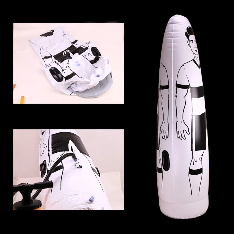 1.75m Inflatable Football Training Dummy – Goalkeeper Practice Tool