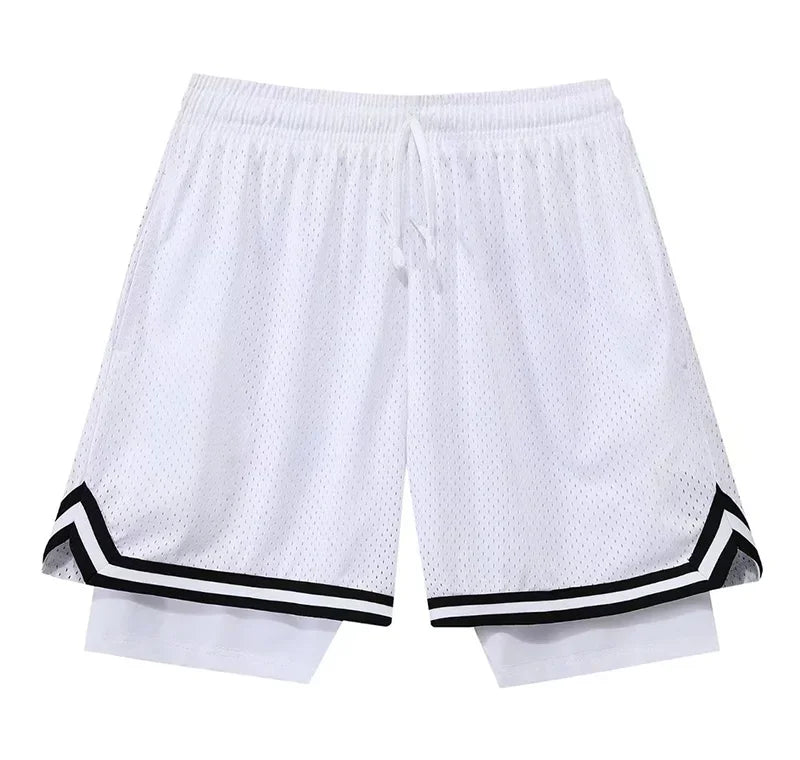 Fake Two Basketball Shorts – Loose Summer Sports Pants for Men & Women