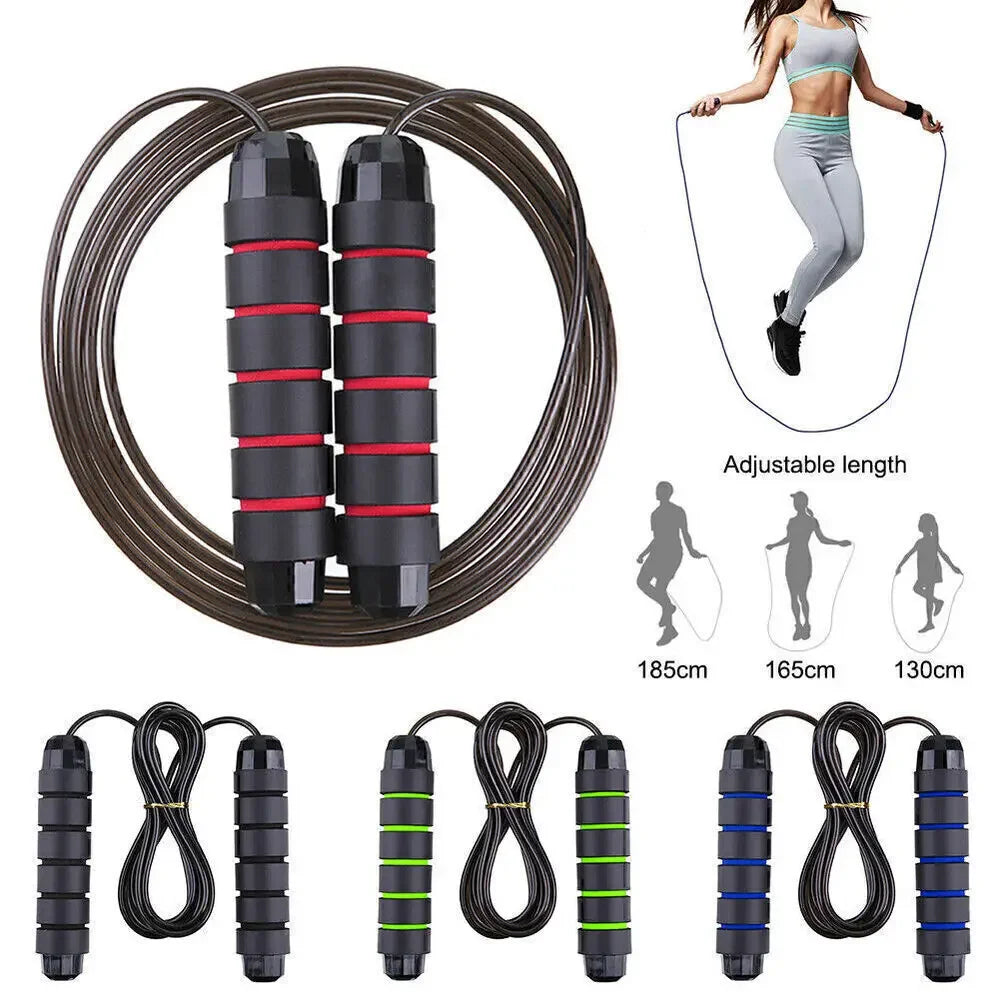 2.8/3m Jump Rope – Fast Steel Wire for Crossfit, Boxing & Fitness