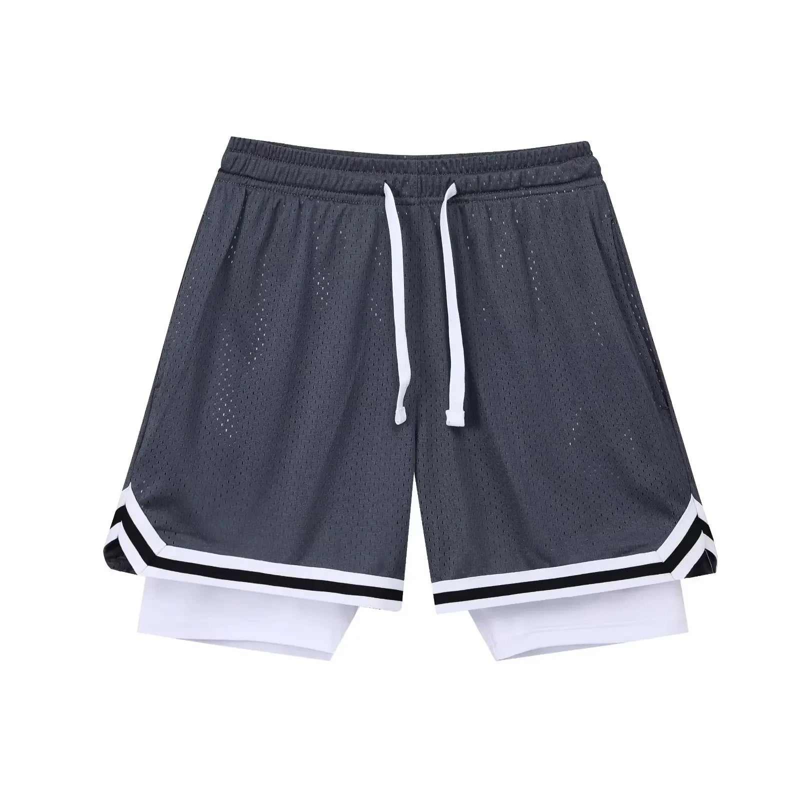 Fake Two Basketball Shorts – Loose Summer Sports Pants for Men & Women