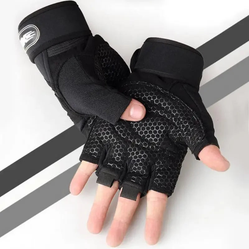 Heavyweight Gym Gloves – Non-Slip Weightlifting & Workout Gloves with Wrist Guard