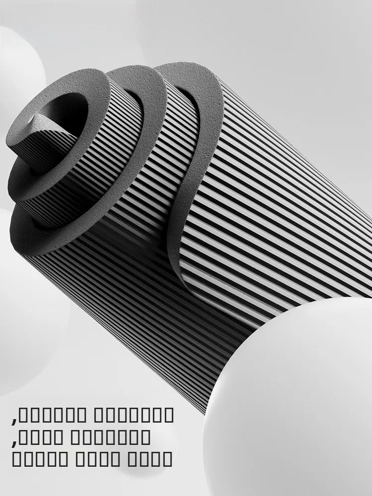 Men's Fitness Yoga Mat – Thick, Noise-Free, Anti-Slip, Large Width (2025 Model)