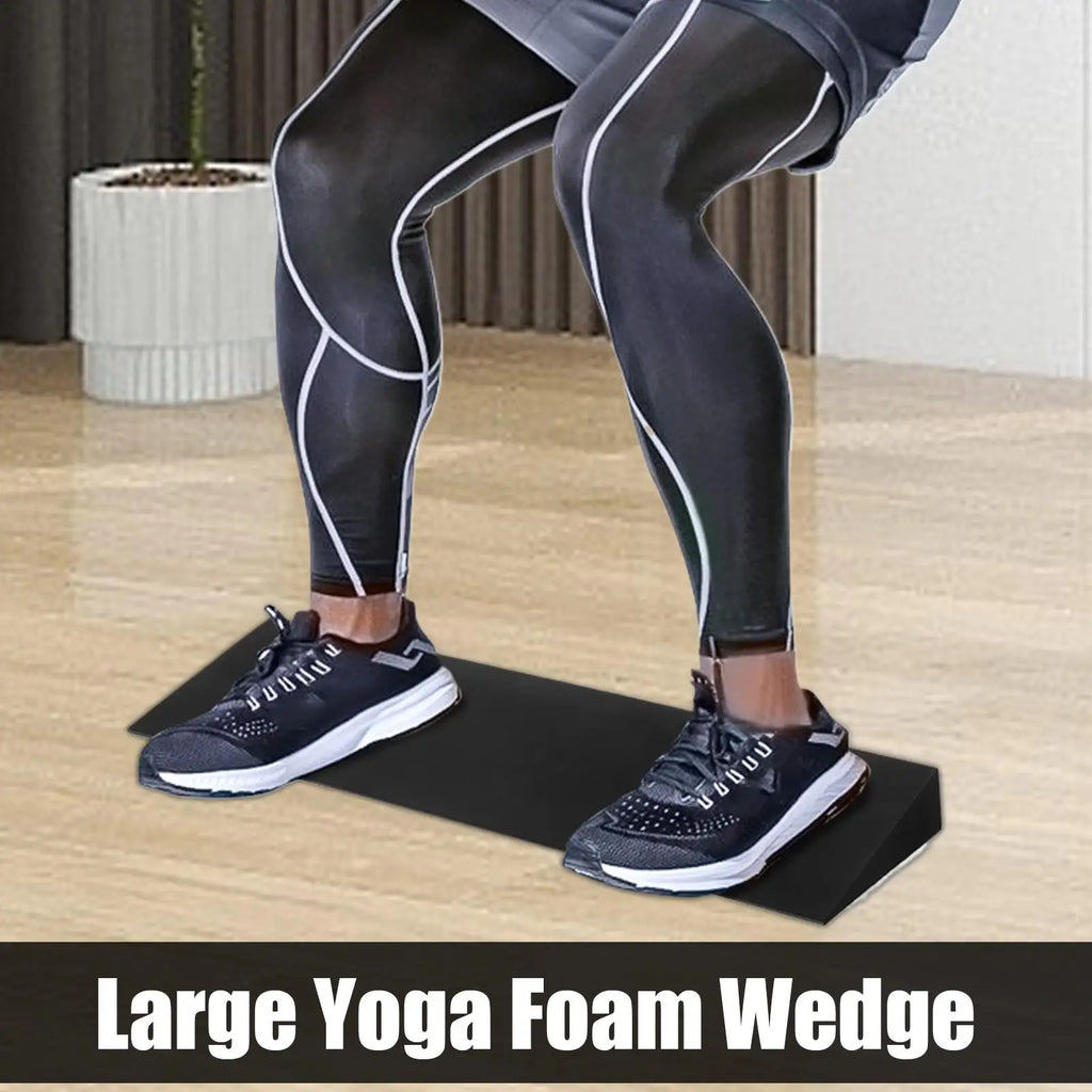 Squat Wedge Slant Board – Calf Stretch & Heel-Elevated Squats for Yoga & Pilates