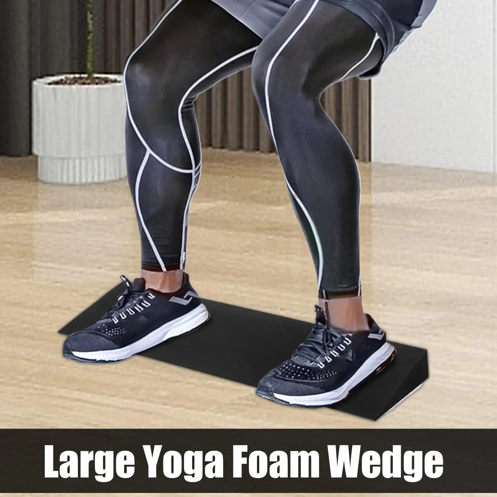 Squat Wedge Slant Board – Calf Stretch & Heel-Elevated Squats for Yoga & Pilates