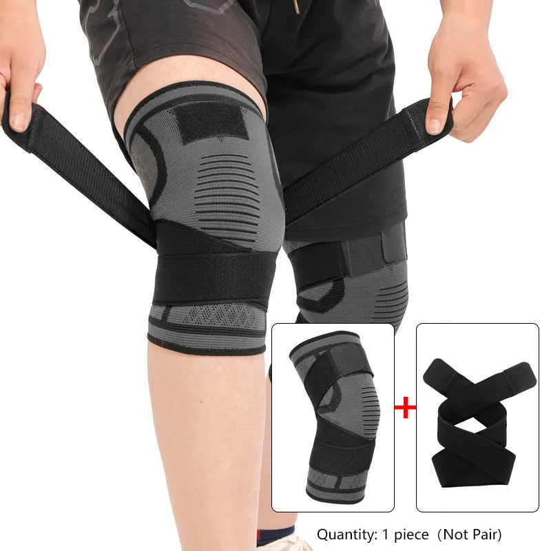 1pc Nylon Knee Pad – Compression Brace for Running, Fitness & Sports