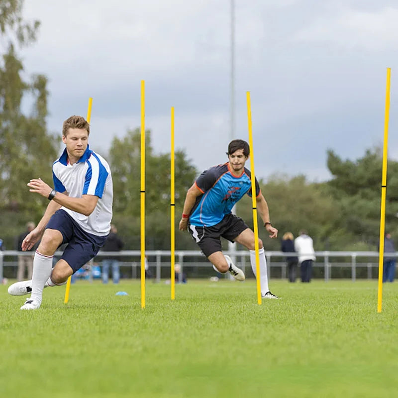 S-Shaped Dribbling Poles – Football Obstacle & Training Equipment