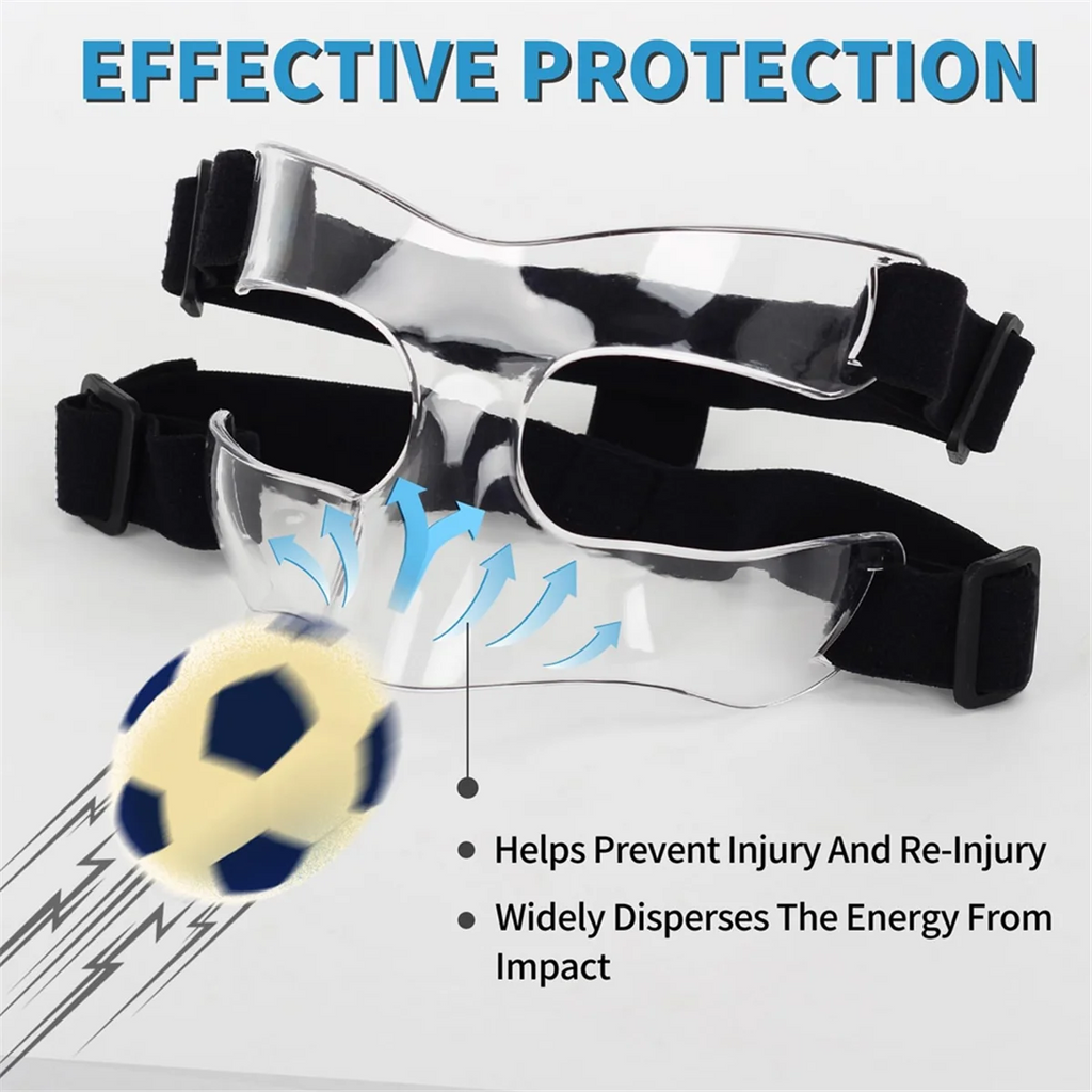 Adjustable Nose Guard – Padded Face Protector for Sports Training