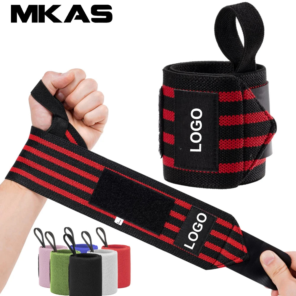 1 Pair Wrist Wraps – Extra Strength Support for Weightlifting & Gym