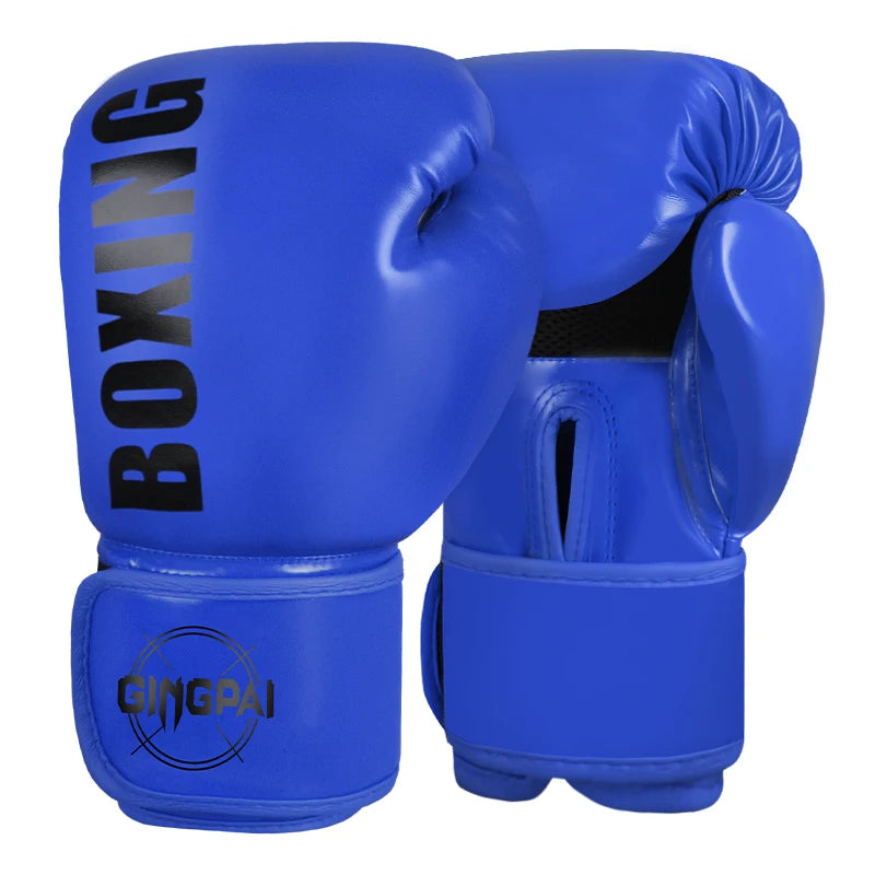 6–12oz Boxing Gloves – Professional Sanda & Muay Thai Training for Men & Women