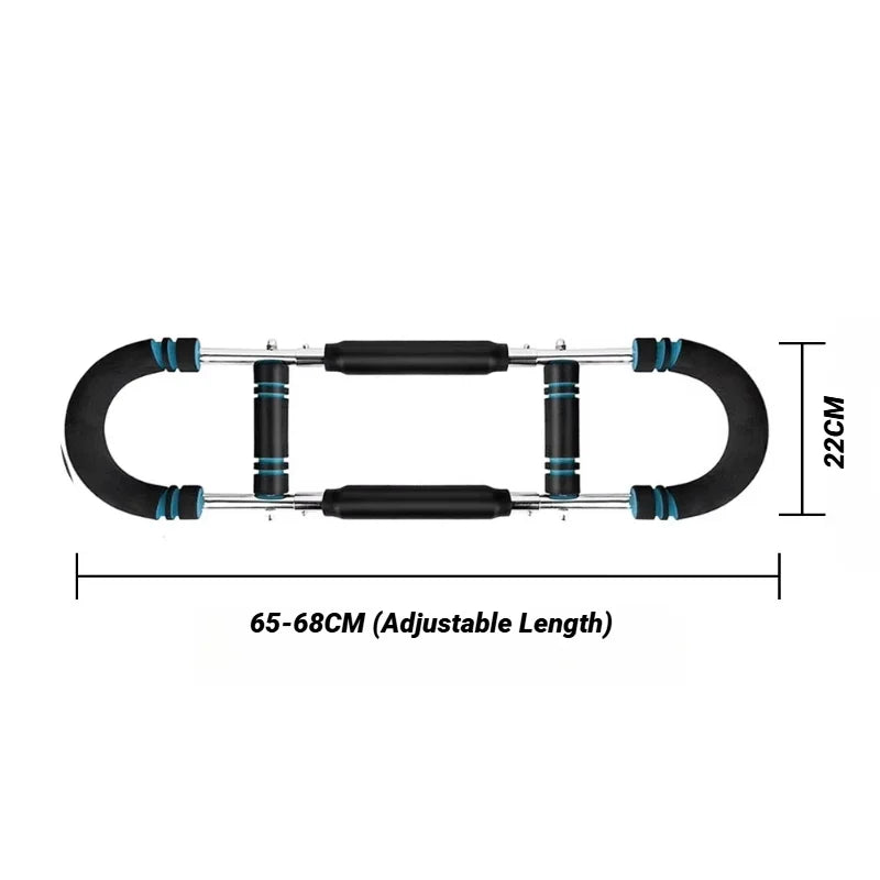 Adjustable Arm Exerciser – U-Shaped Spring Bar for Chest & Triceps