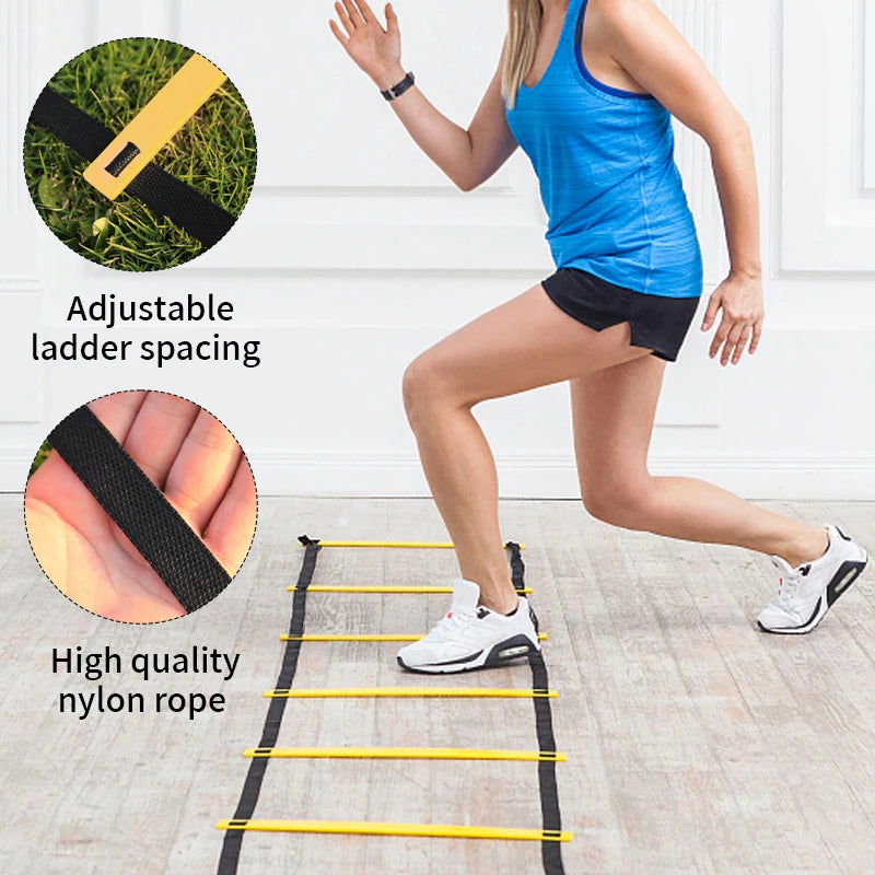 Agility Ladder Set – Nylon Straps for Speed & Football Training