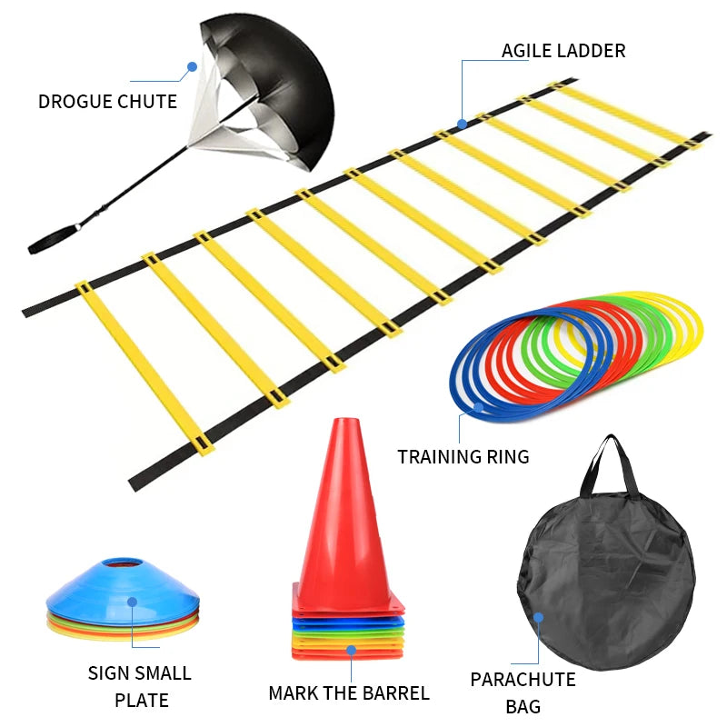Agility Ladder Set – Nylon Straps for Speed & Football Training
