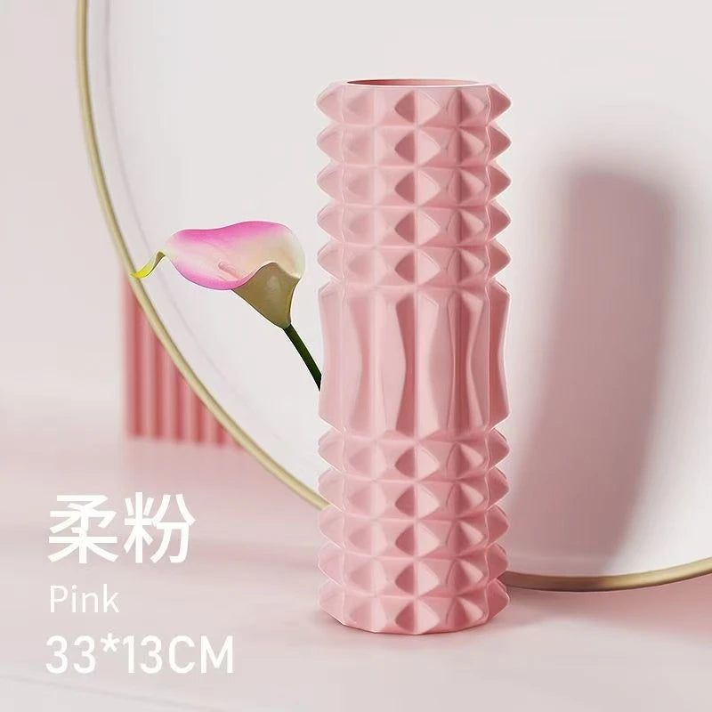 45cm Yoga Foam Roller & Block Set – Pilates & Fitness Massage Tools