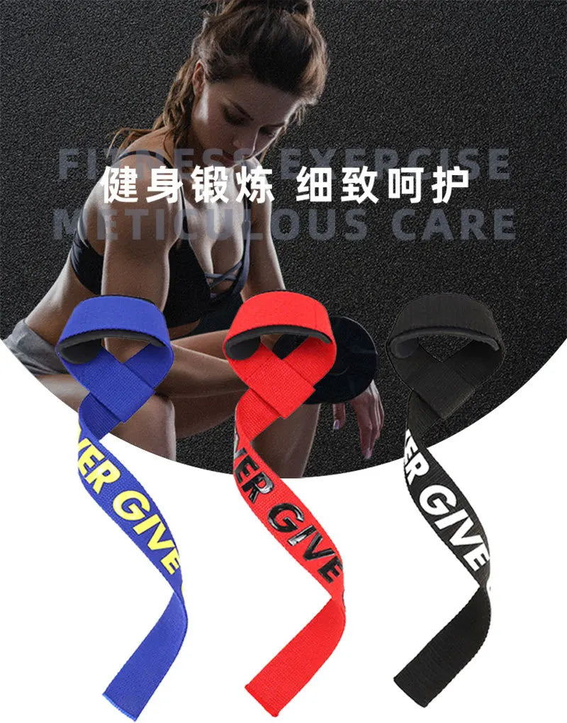 Weight Lifting Straps – Non-Slip Wrist Support for Gym & Fitness