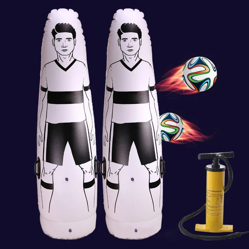 1.75m Inflatable Football Training Dummy – Goalkeeper Practice Tool