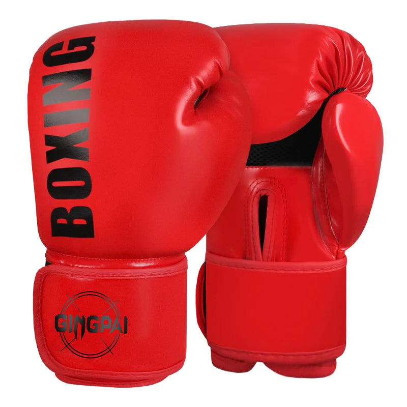 6–12oz Boxing Gloves – Professional Sanda & Muay Thai Training for Men & Women