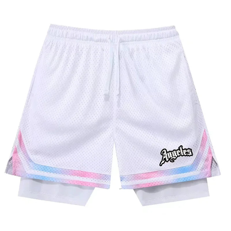 Fake Two Basketball Shorts – Loose Summer Sports Pants for Men & Women